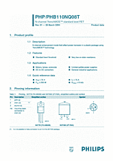 DataSheet PHB110NQ08T pdf